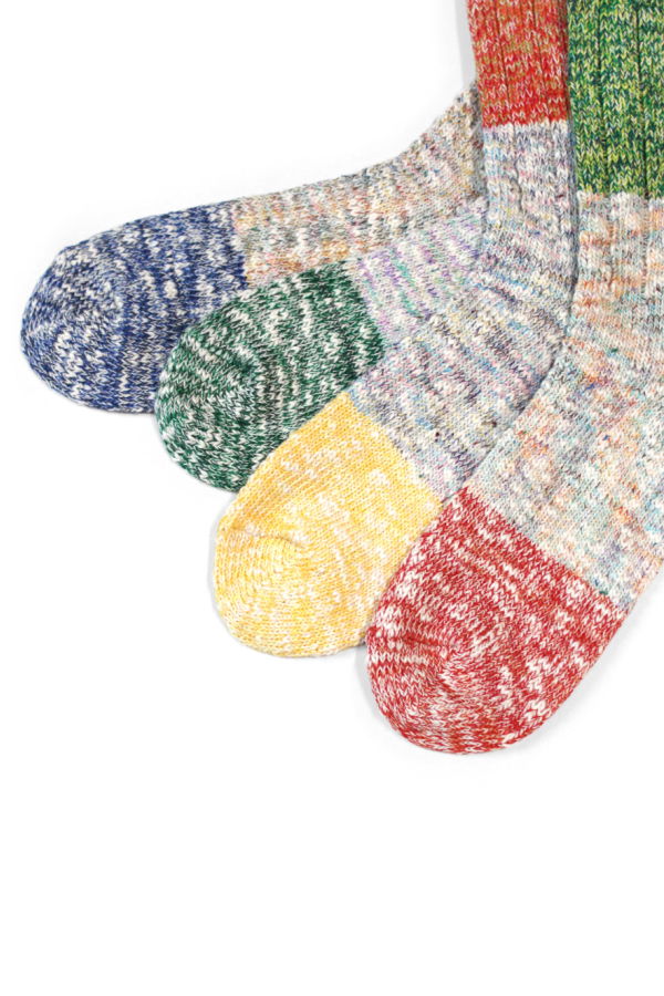 Kapital 60 Yarns 2 Tones Heel Socks