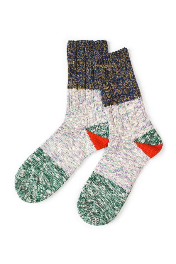 Kapital 60 Yarns 2 Tones Heel Socks