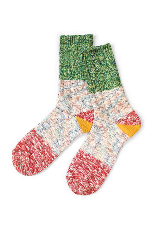 Kapital 60 Yarns 2 Tones Heel Socks