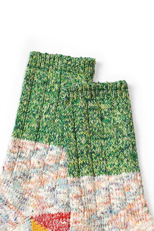 Kapital 60 Yarns 2 Tones Heel Socks