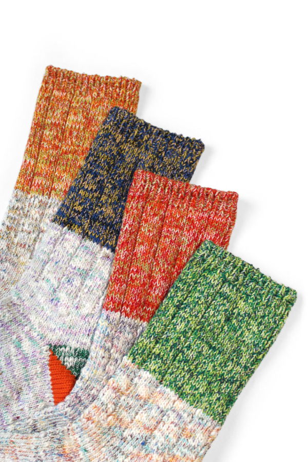 Kapital 60 Yarns 2 Tones Heel Socks