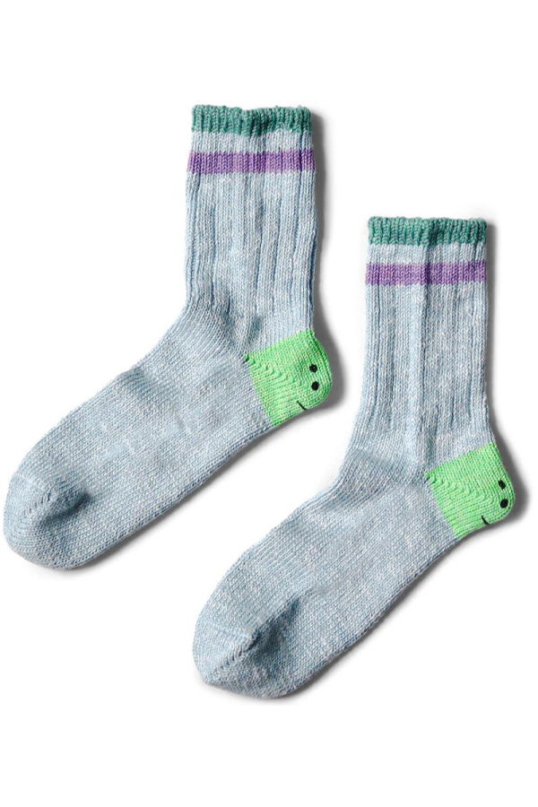 Kapital 60 Yarns Ivy Rainbowy Happy Heel-Hold Socks