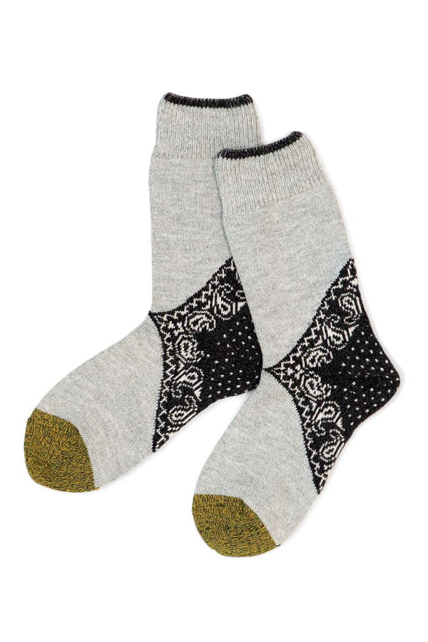 Kapital 96 Yarns Heel Paisley Bandana Socks