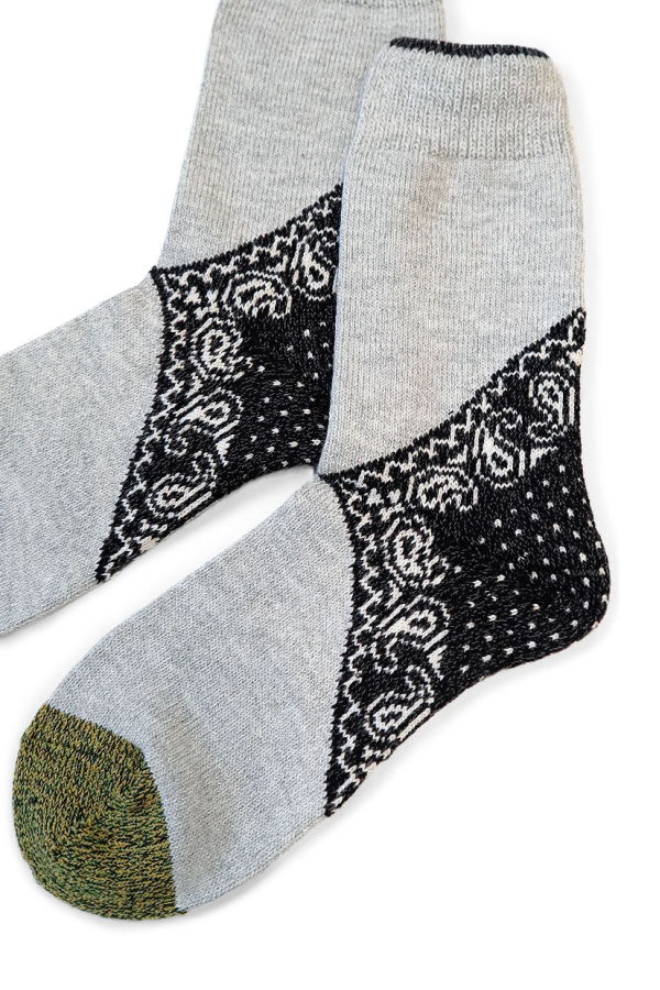Kapital 96 Yarns Heel Paisley Bandana Socks