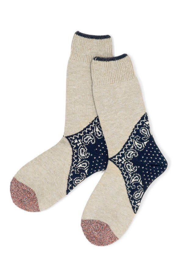 Kapital 96 Yarns Heel Paisley Bandana Socks