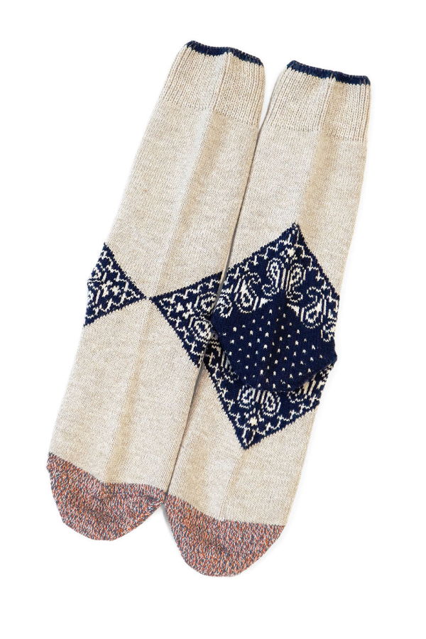 Kapital 96 Yarns Heel Paisley Bandana Socks
