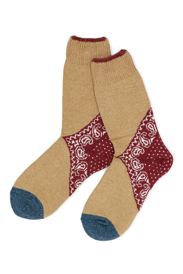 Kapital 96 Yarns Heel Paisley Bandana Socks