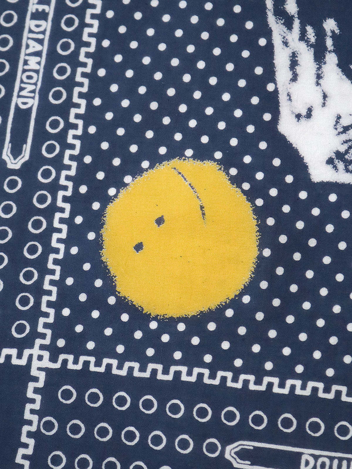 Kapital Fastcolor Selvedge Bandanna (Mirrored Fuji Profile Rainbowy) - Image 4 of 9