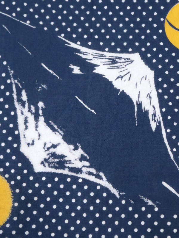 Kapital Fastcolor Selvedge Bandanna (Mirrored Fuji Profile Rainbowy)