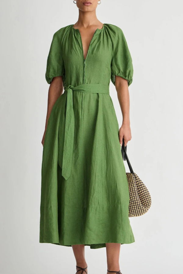 Apiece Apart Onella Maxi Dress - Jardin