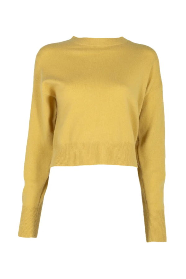 Le Kasha Menorca Round Neck Sweater - Yellow