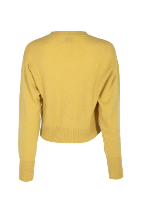 Le Kasha Menorca Round Neck Sweater - Yellow