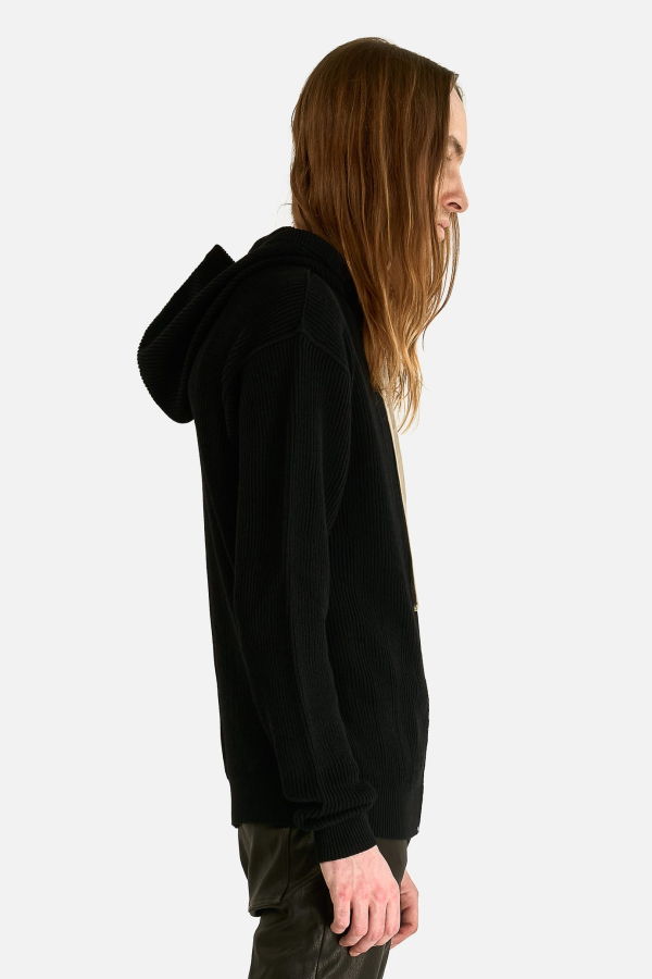 Rick Owens Zipped Hood Hoodie