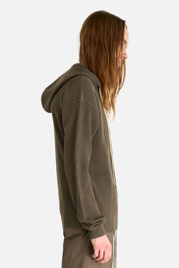 Rick Owens Zipped Hood Hoodie