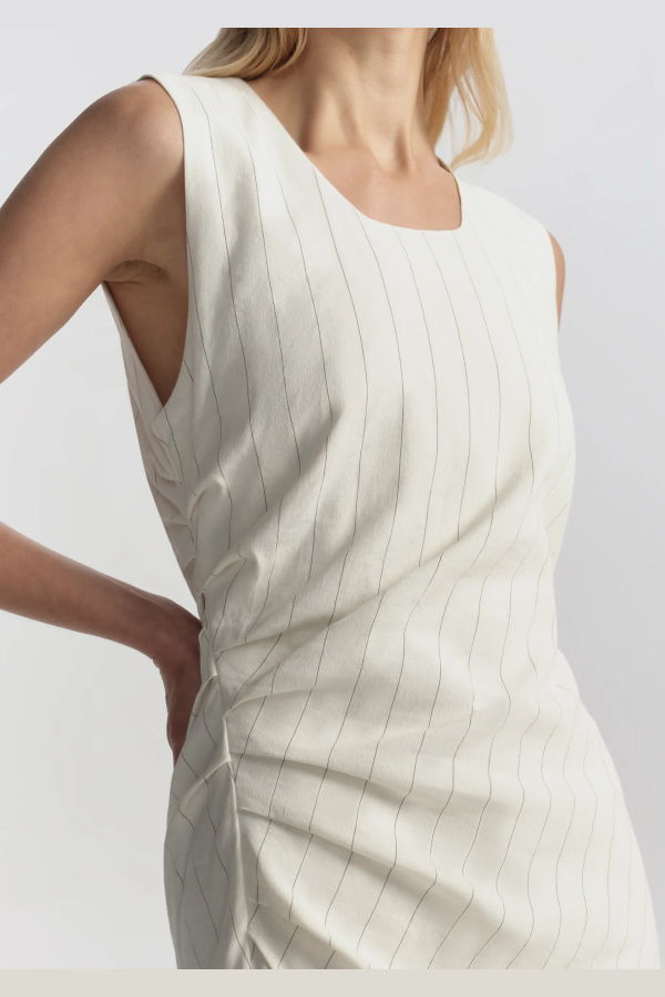 A.L.C. Caroline Dress - Pearl/Brown