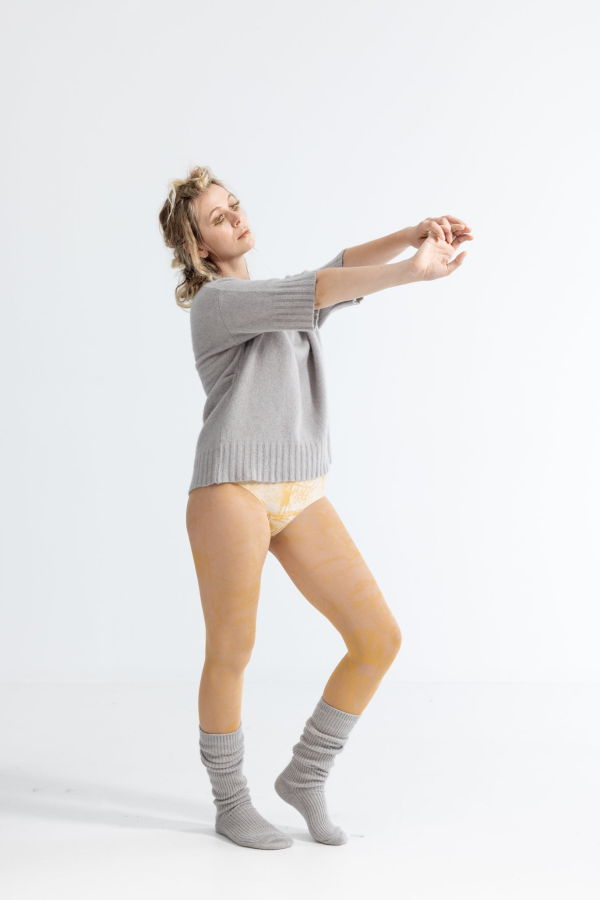 Lela Jacobs U T-Shirt Jumper - Ash