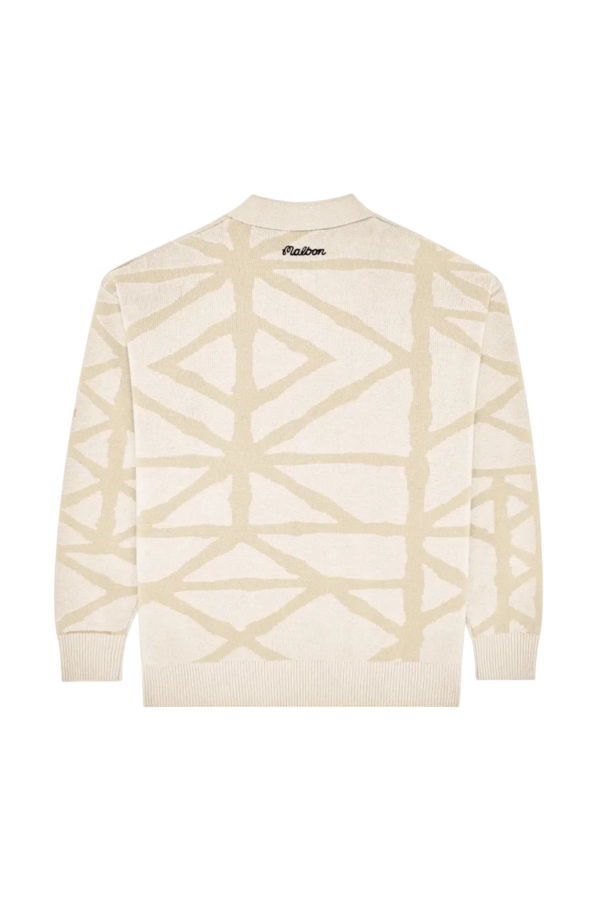 MALBON GOLF Verdant Sweater - Cream