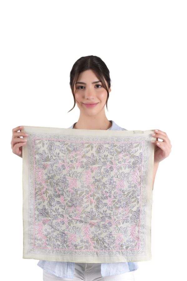 Vismaya Jardin Bandana - Oatmeal