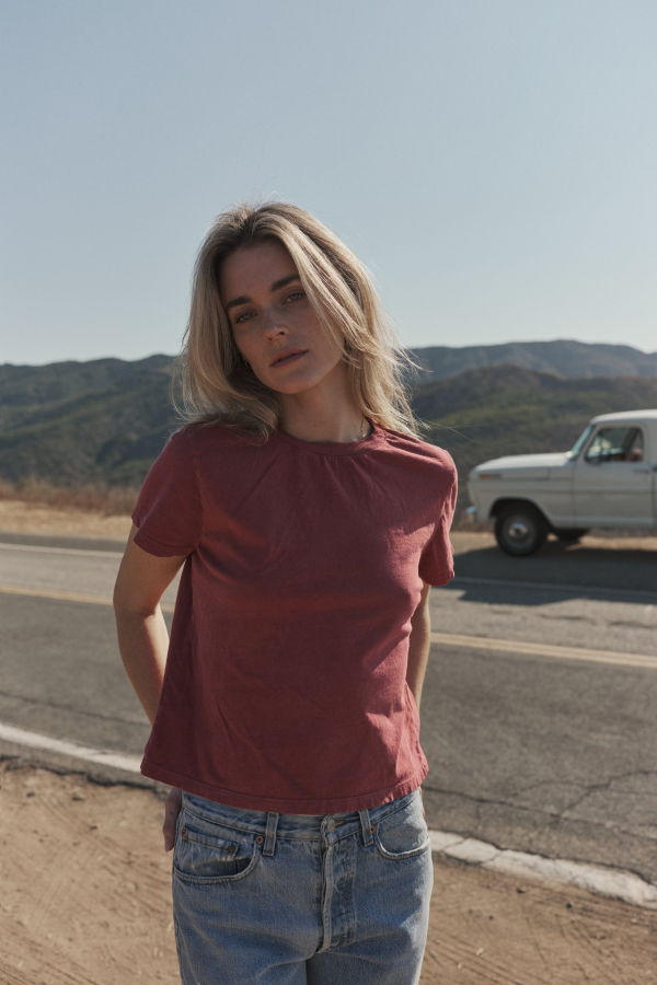 Best Regards The Souvenir Tee - Weathered Red