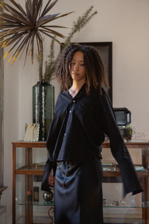 Erica Tanov Ivor Cotton French Cuff Shirt