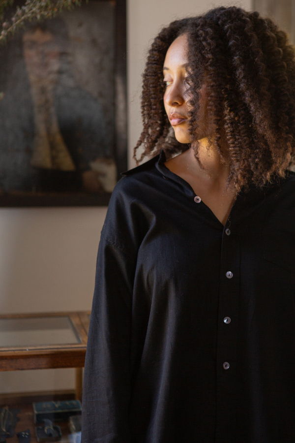 Erica Tanov Ivor Cotton French Cuff Shirt