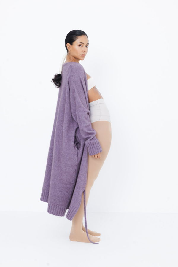 Lela Jacobs U Duster Coat - Lavender