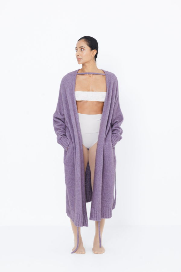 Lela Jacobs U Duster Coat - Lavender