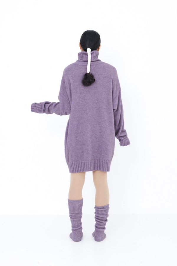 Lela Jacobs U Turtle Dress - Lavender