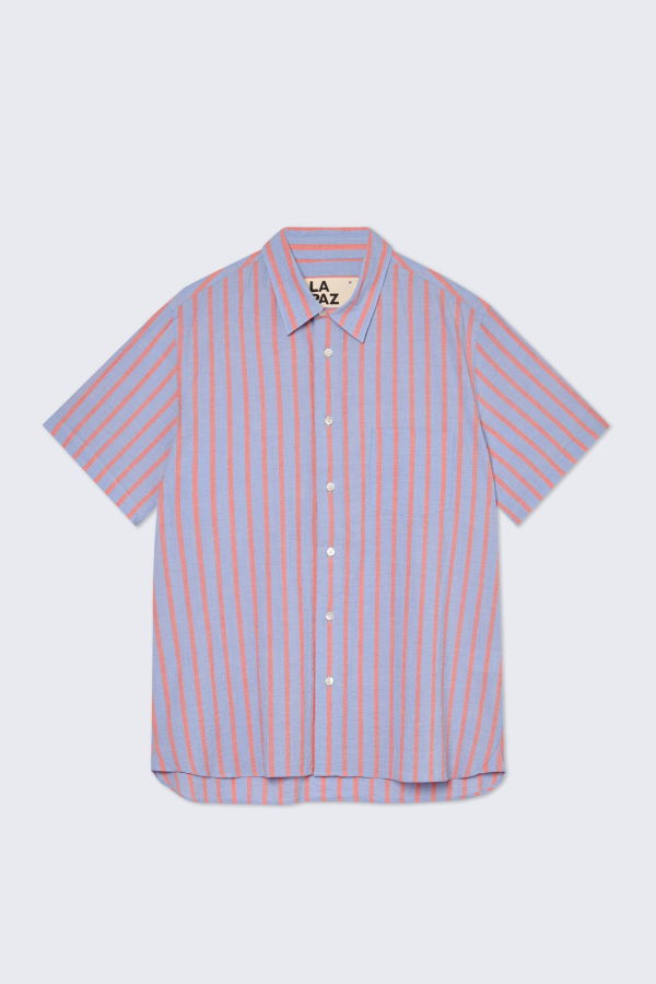 La Paz Alegre Shirt - Sunrise/Wind Blue