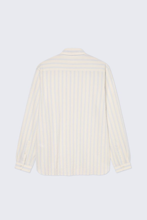 La Paz Teles Shirt - Pale Blue Stripe