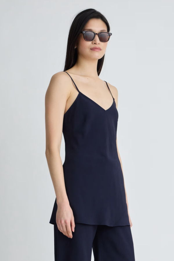 Apiece Apart Evi Cami Tunic Top - Midnight