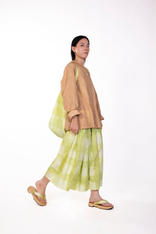 ATEM Faro Skirt - Soft Pistachio/Cream