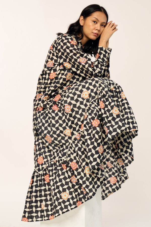 RUJUTA SHETH Moss Skirt | Atlas Floral