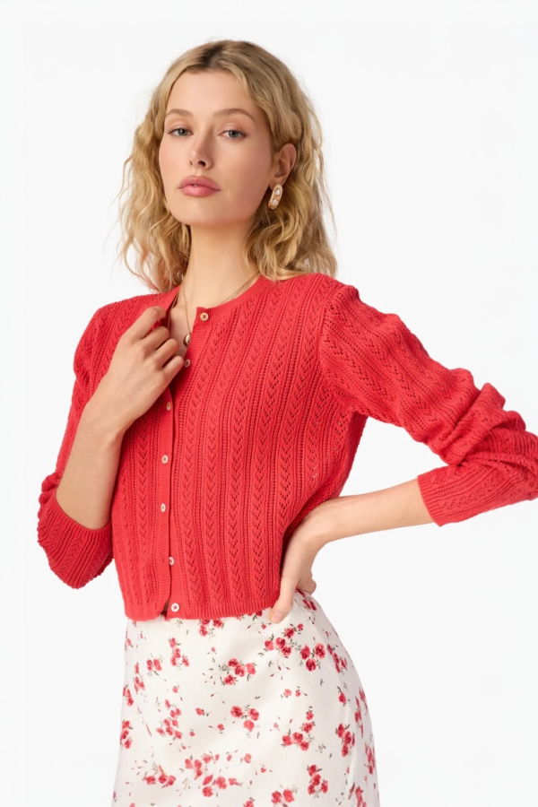 Cami NYC Dresden Cropped Cardigan