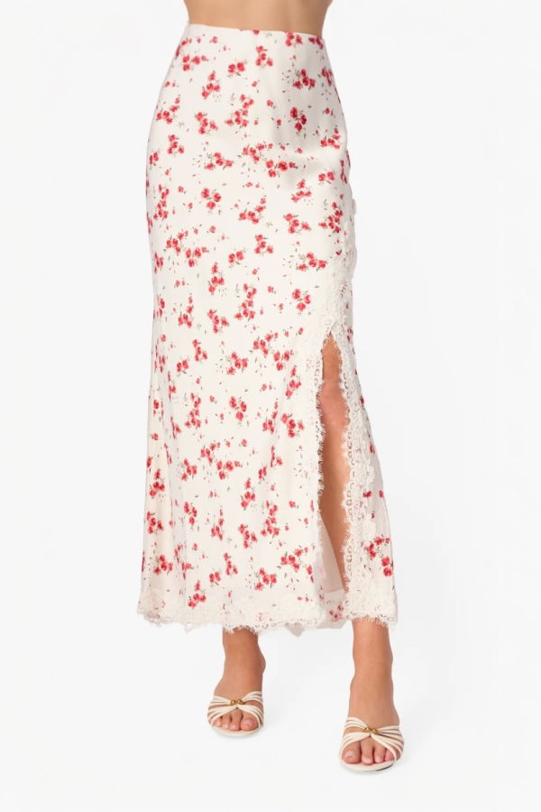 Cami NYC Teagan Hammered Silk Skirt