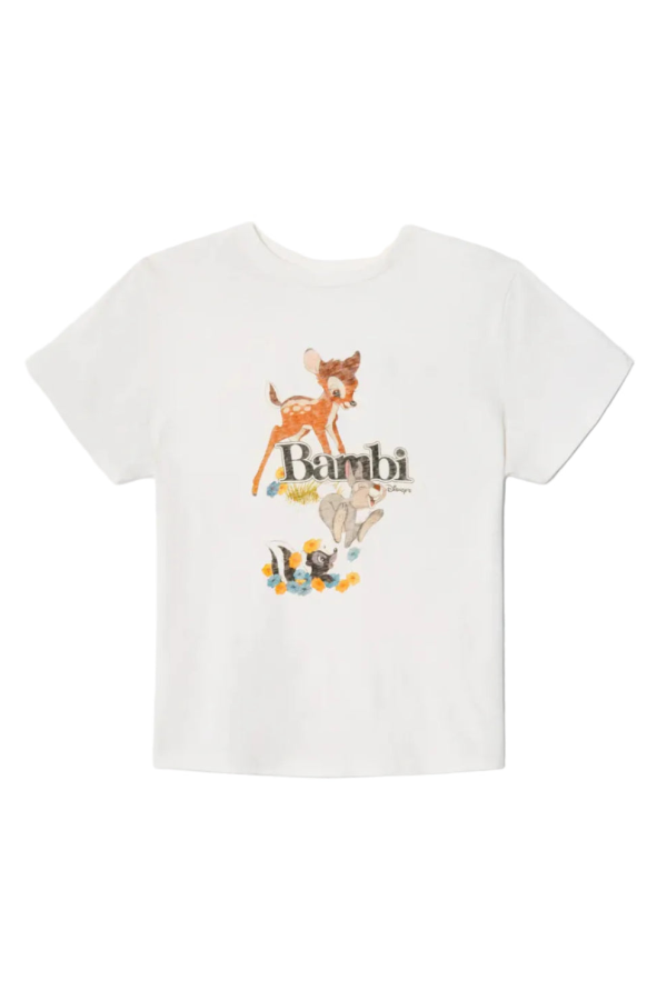 RE/DONE Classic 'Bambi' Tee - Vintage White
