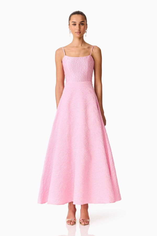 Elliatt Briallen Textured Gown - Pink