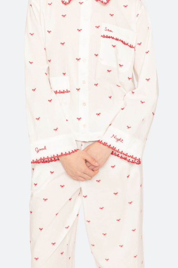 Sea NY Esmee PJ Set Sleepwear Set - Cream