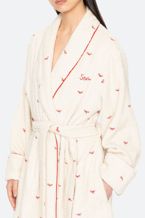 Sea NY Esmee Robe - Cream
