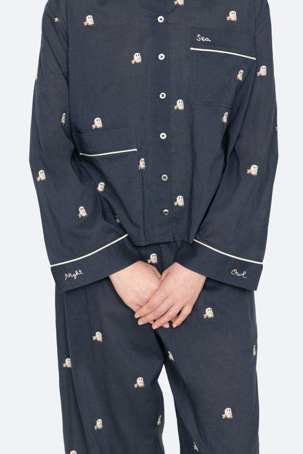 Sea NY Noella Pajama Set - Navy