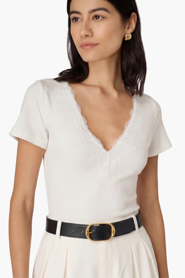 Cami NYC Sana Rib Knit Tee