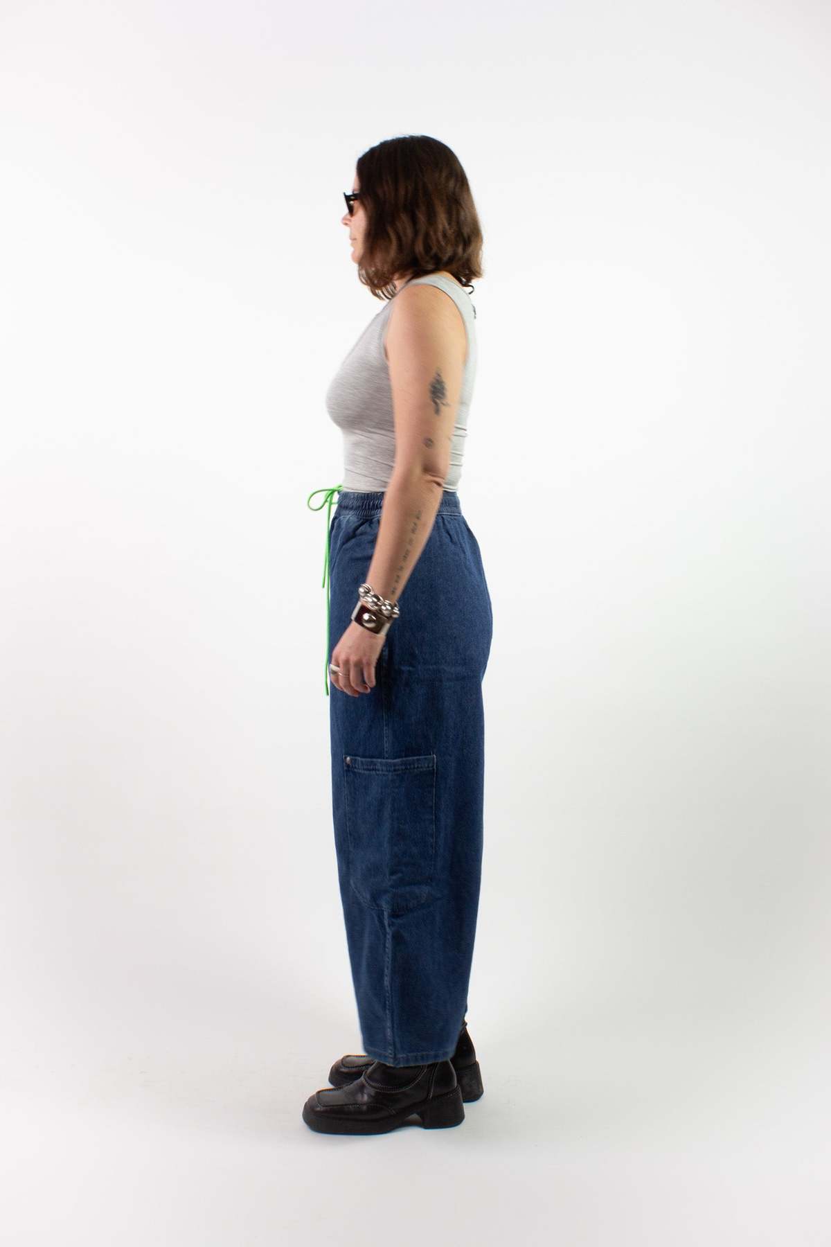 KYE Intimates Recline Shell Sleeveless Top - Dove - Image 4 of 5