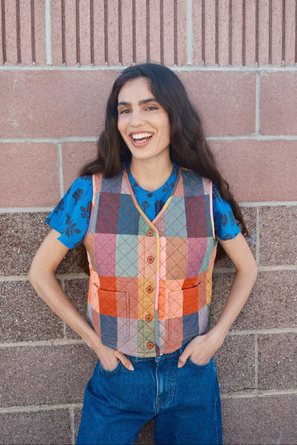 Ace & Jig Quilted Vest - Multicolor