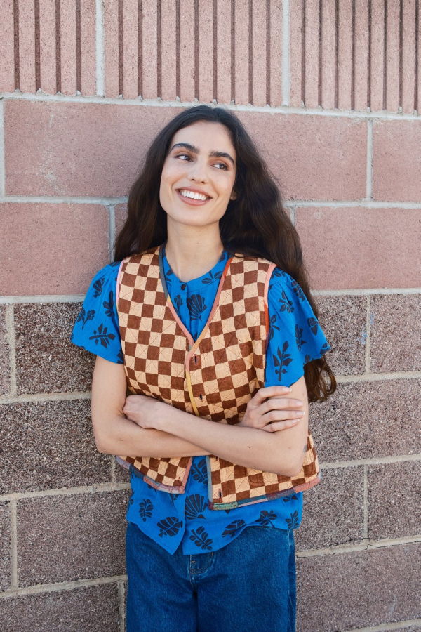 Ace & Jig Quilted Vest - Multicolor