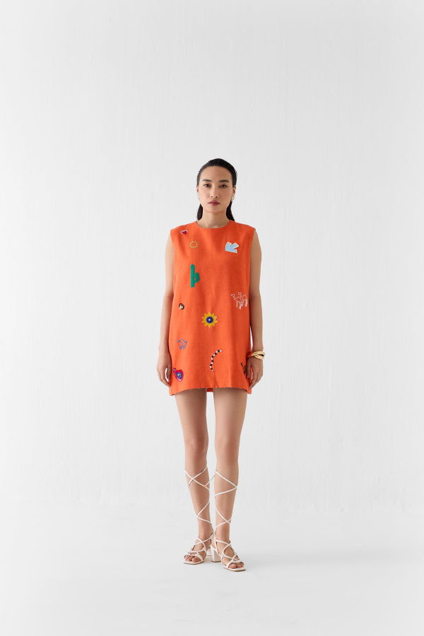 IKKIVI Sahara Dawn Short Dress