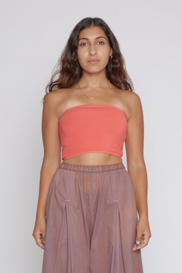 MAISON MARKOSIAN Tomato Red Bandeau