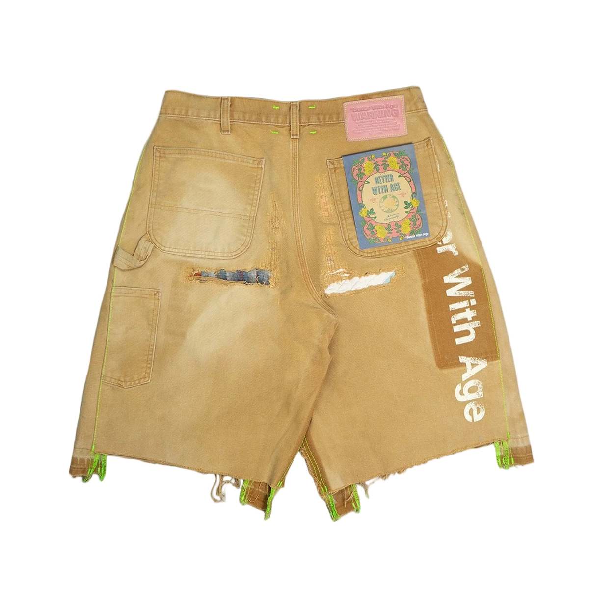 Better With Age Repair Double-Wide Carpenter Shorts - Image 2 of 2