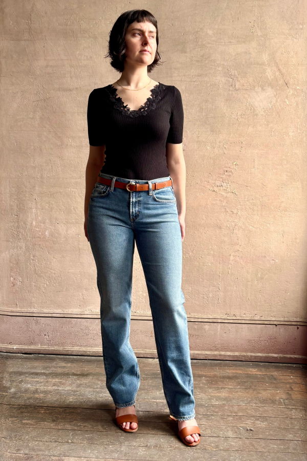 AGOLDE Low Rise Slim Denim Jeans