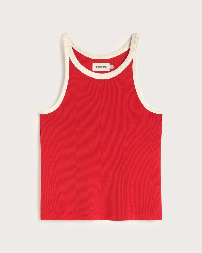 Thinking MU Harriet Contrast Trim Tank