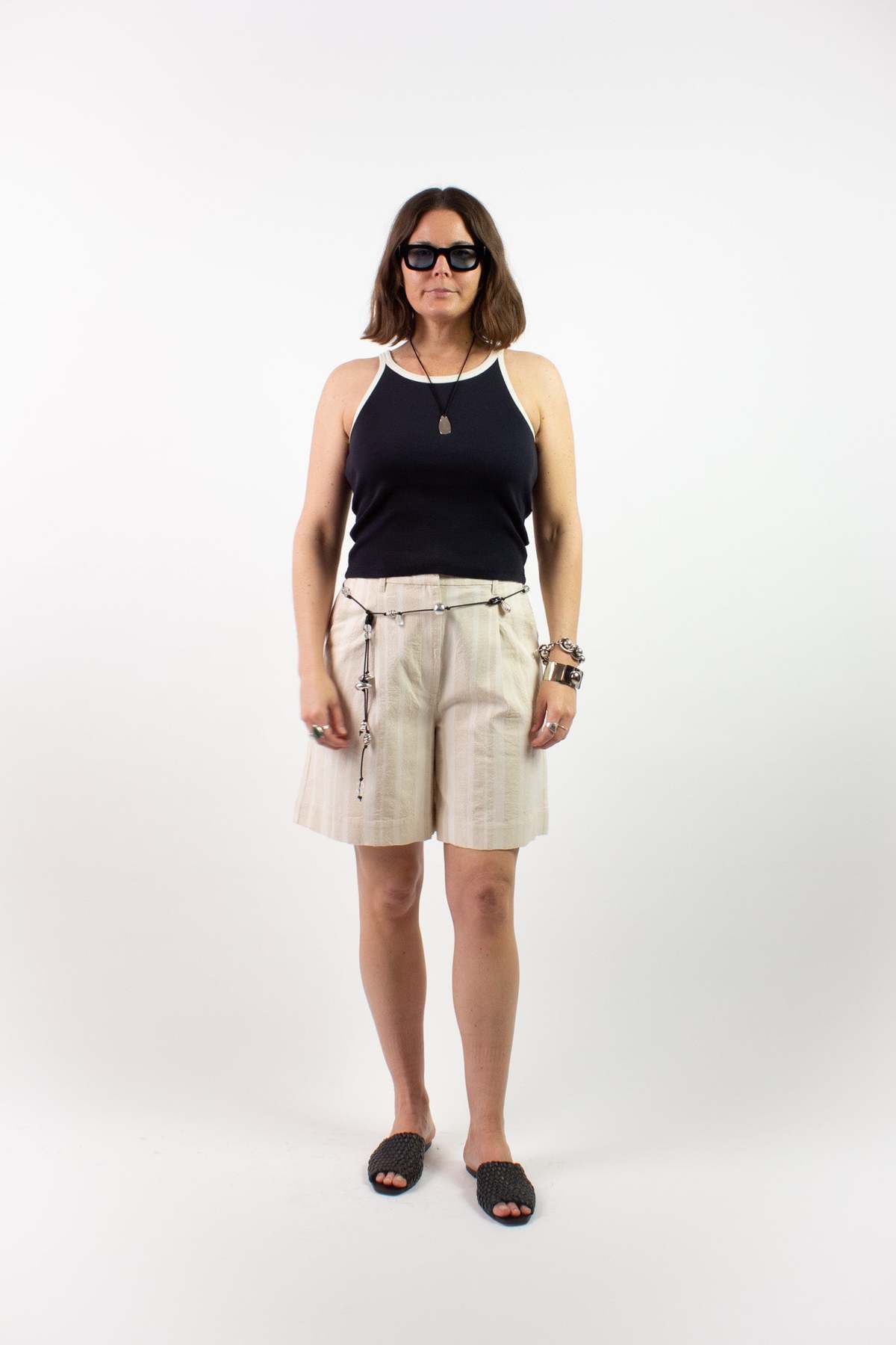Thinking MU Harriet Contrast Trim Tank - Image 1 of 6
